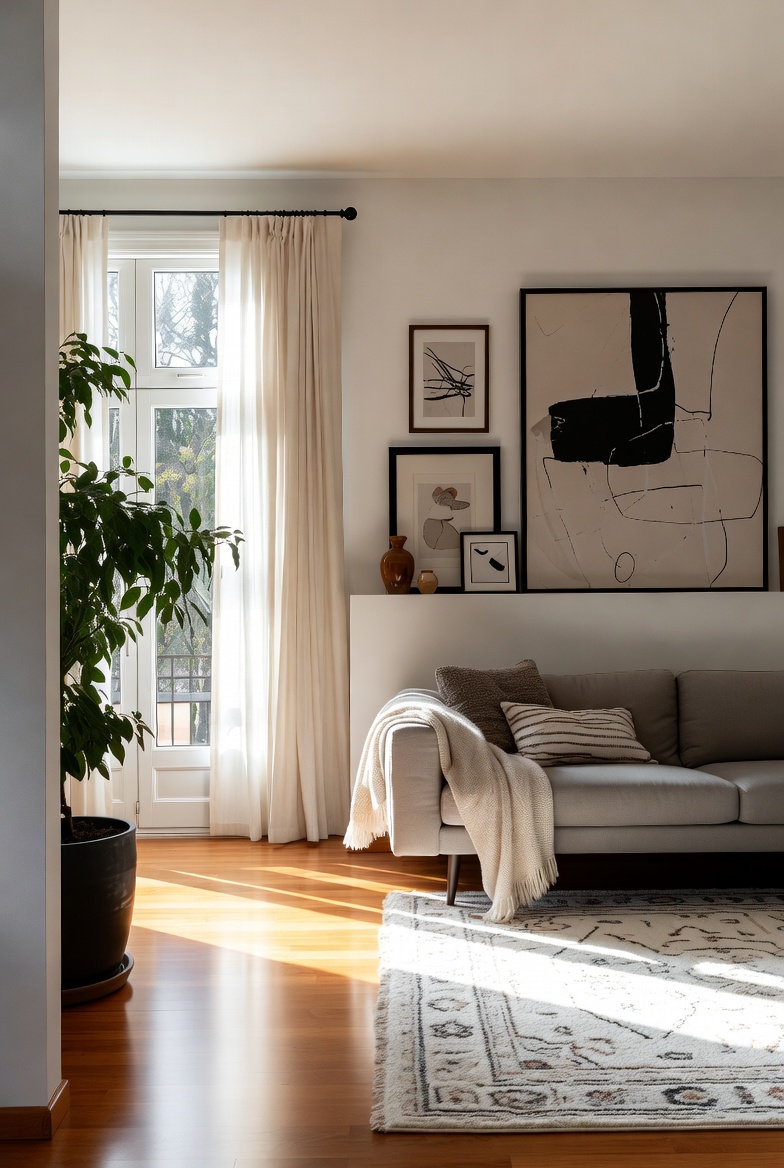 Decorative Middle-Eastern style pattern accent in sage and cream